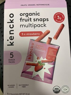 Organic Fruits Snaps Strarberry