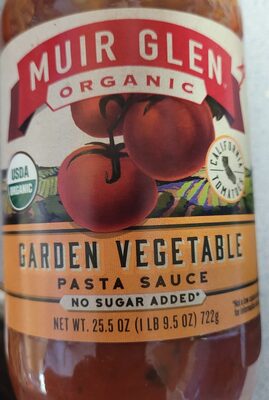 Organic Garden Vegetable Pasta Sauce