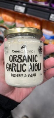 Organic Garlic Aioli