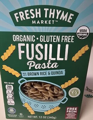 Organic Gluten Free Fusilli