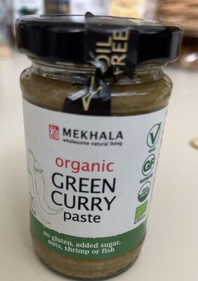 Organic green curry paste