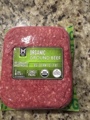 Organic Ground Beef 85/15