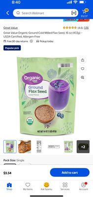 Organic Ground Cold Milled Flax Seed