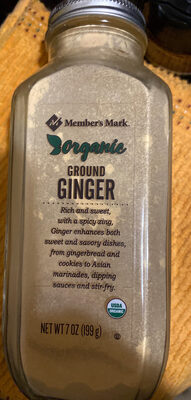 Organic ground ginger