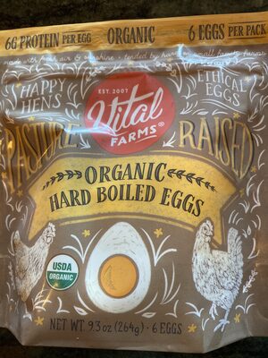 organic hard boiled eggs