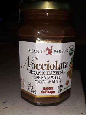 Organic Hazelnut Spread With Cocoa