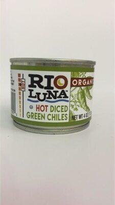 Organic Hot Diced Green Chiles