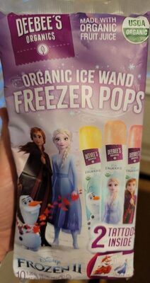 Organic Ice Wand Freezer Pops