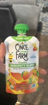 Organic Immunity Blend Mango, Banana & Spirulina