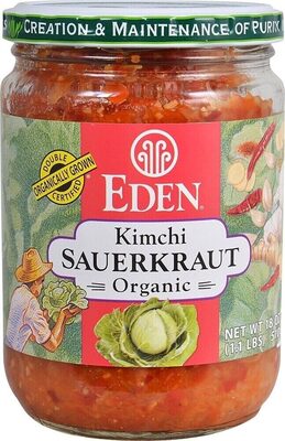 Organic kimchi sauerkraut