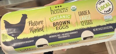 Organic Large Brown Eggs