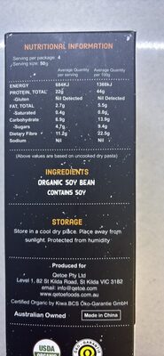 organic LOW CARB Spaghetti