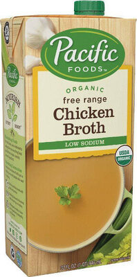 Organic low sodium chicken broth