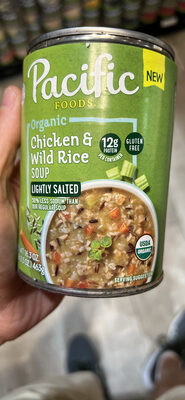 Organic Low Sodium Chicken & Wild Rice Soup