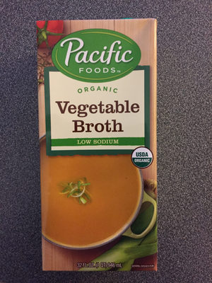 Organic low sodium vegetable broth