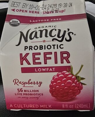 Organic Lowfat Kefir Raspberry