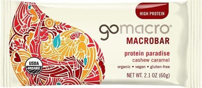 Organic Macrobar Cashew Caramel