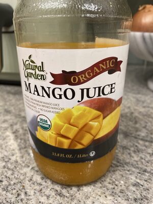 Organic mango juice