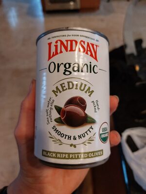 Organic Medium Pitted Ripe Olives