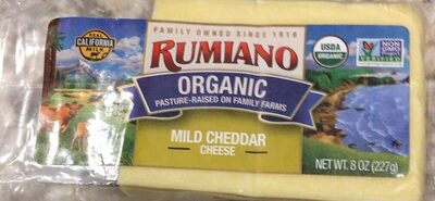 Organic Mild Cheddar - Bar