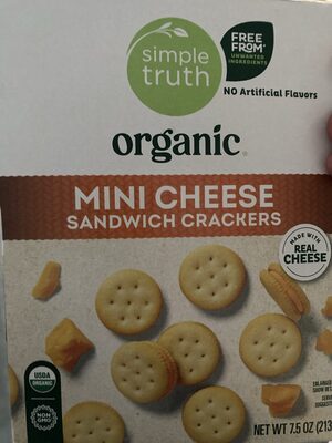 Organic Mini Cheese Sandwich Crackers