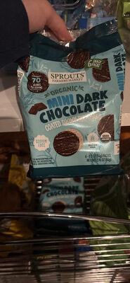 Organic Mini Dark Chocolate Coated Brown Rice Cakes