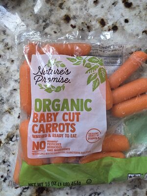 Organic mini peeled carrots
