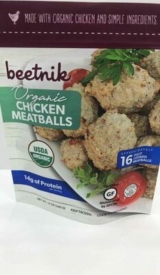 Organic organic chicken meatballs