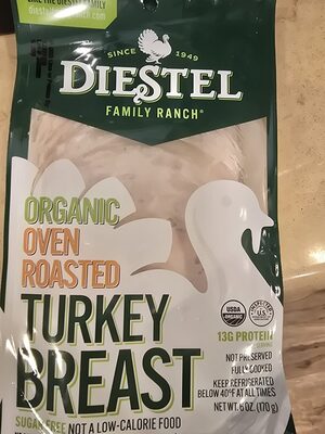 Organic Oven Roasted Turkey Breast Slices