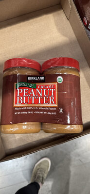 Organic peanut butter count