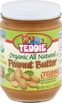 Organic Peanut Butter: Creamy