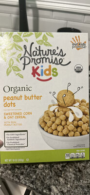 Organic peanut butter dots