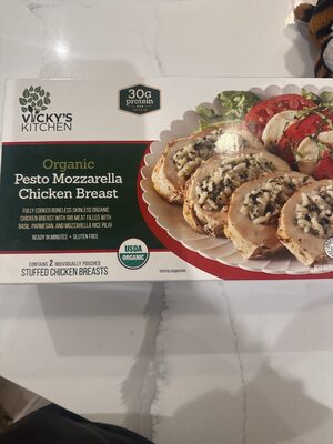 Organic Pesto Mozzarella Chicken Breast