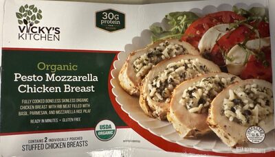 Organic Pesto Mozzarella Chicken Breast