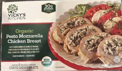 Organic Pesto Mozzarella Chicken Breast