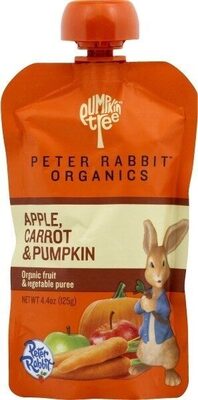 Organic Peter Rabbit Apple, Carrot & Pumpkin Fruit & Vegetable Puree