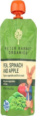 Organic Peter Rabbit Apple, Pea & Spinach Fruit & Vegetable Puree