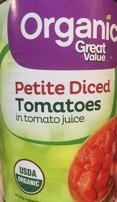 Organic petite diced tomatoes