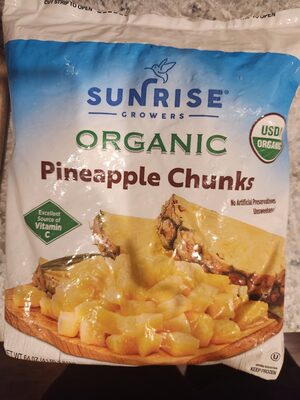 Organic Pineapple Chunks