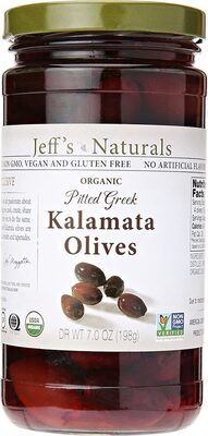 Organic Pitted Greek Kalamata Olives