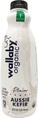 Organic plain aussie kefir cultured low fat milk