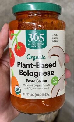 Organic Plant-Based Bolognese Pasta Sauce