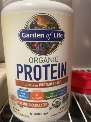 Organic Plant-Based Protein Caramel Mocha Latte