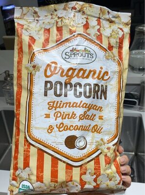 Organic popcorn