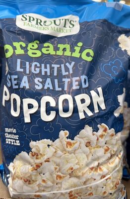 Organic Popcorn Lightly Sea Salted