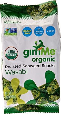 Organic Premium Roasted Seaweed - Wasabi