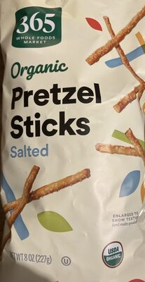 Organic Pretzel Sticks, Salted