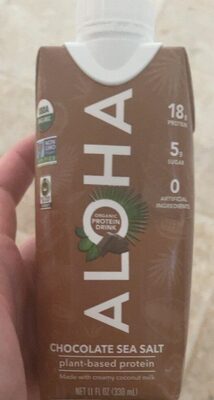 Organic Protein Drink, Chocolate Sea Salt