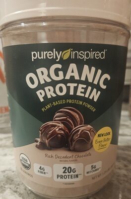 Organic Protein Plant-Based Protein Powder - Rich Decadent Chocolate