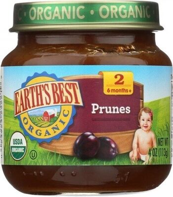 Organic Prunes Pureed Baby Food